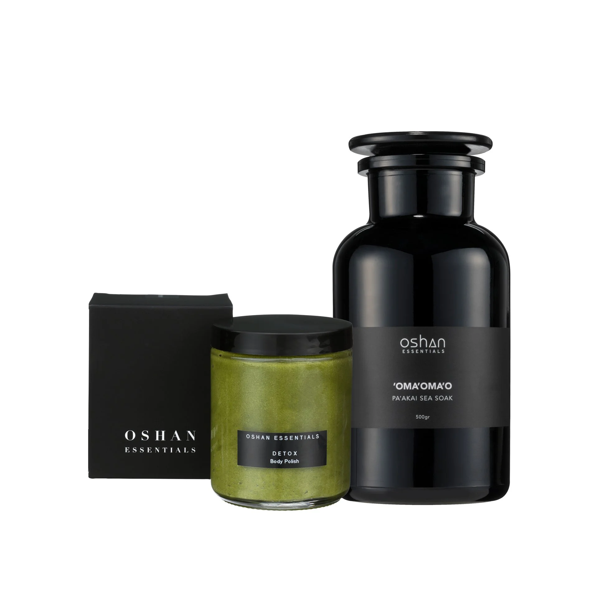 DETOX 'Oma'oma'o Bath Set — OSHAN ESSENTIALS